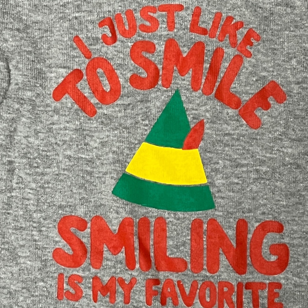 Buddy the Elf movie - Christmas Onesie - size 6 months - gray